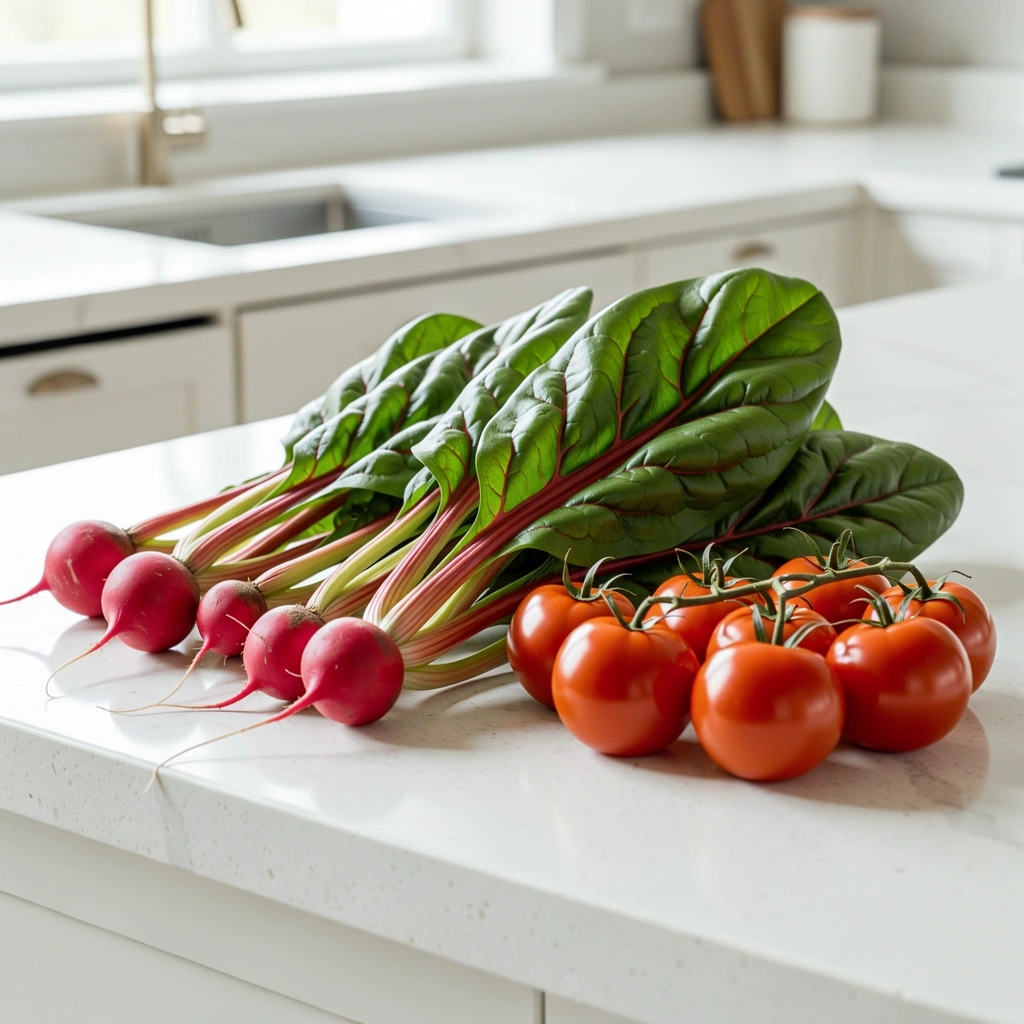 Frische gesunde Zutaten